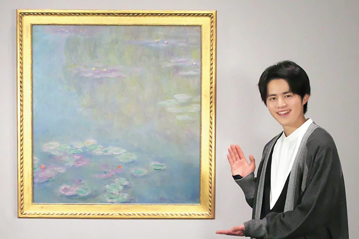 写真】『印象派 モネからアメリカへ ウスター美術館所蔵』を鈴鹿央士が