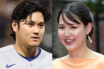 第2子が誕生した大谷翔平と真美子さん（写真・左／アフロ、右・共同通信社）