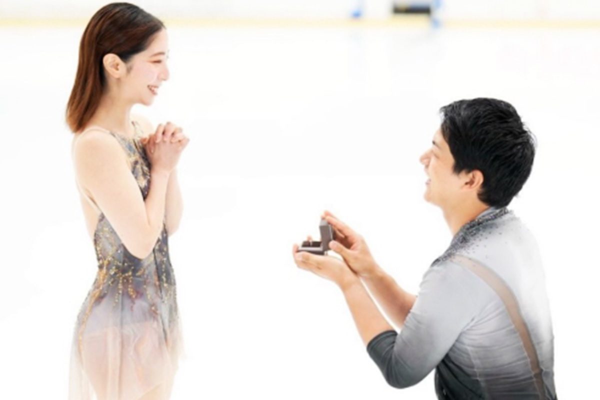 箱パカ”写真で婚約発表】りくりゅうが結婚へ 園遊会で見せていた「2人